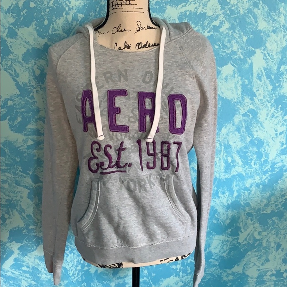Aeropostale grey hoodie